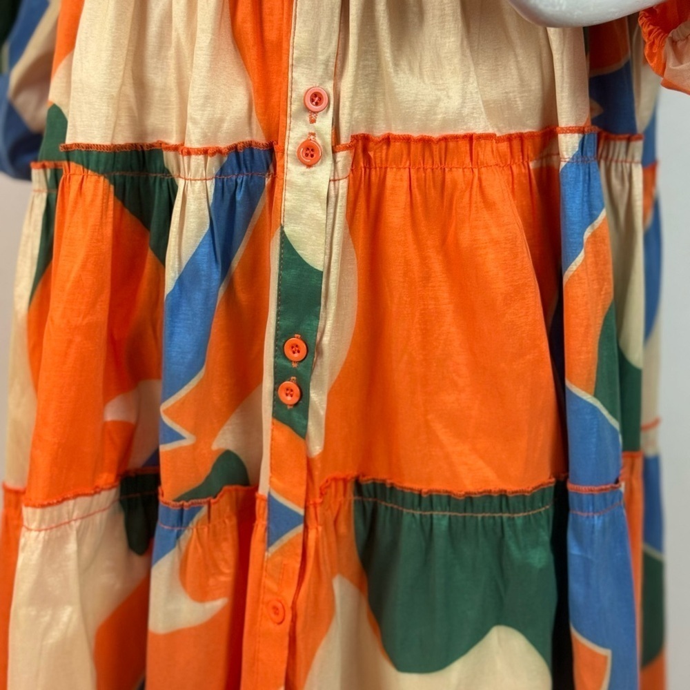 LOVE HICHLICHT Colorful Geometric Women's Dress Size 3XL. C21 - Picture 9 of 16